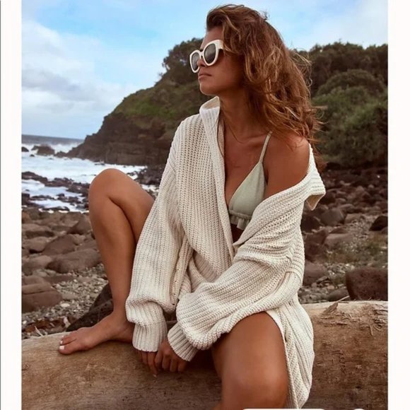 Free People Sweaters - Free People Swim Too Deep Cardi